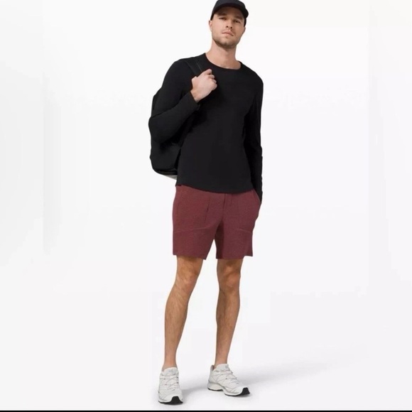 lululemon athletica Other - Lululemon Mens At Ease Shorts Athletic Chinos Drawstring Elastic Sz XL Gorpcore